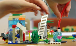 Workshop mit LEGO Serious Play mit der Piratenfraktion im Saarländischen Landtag